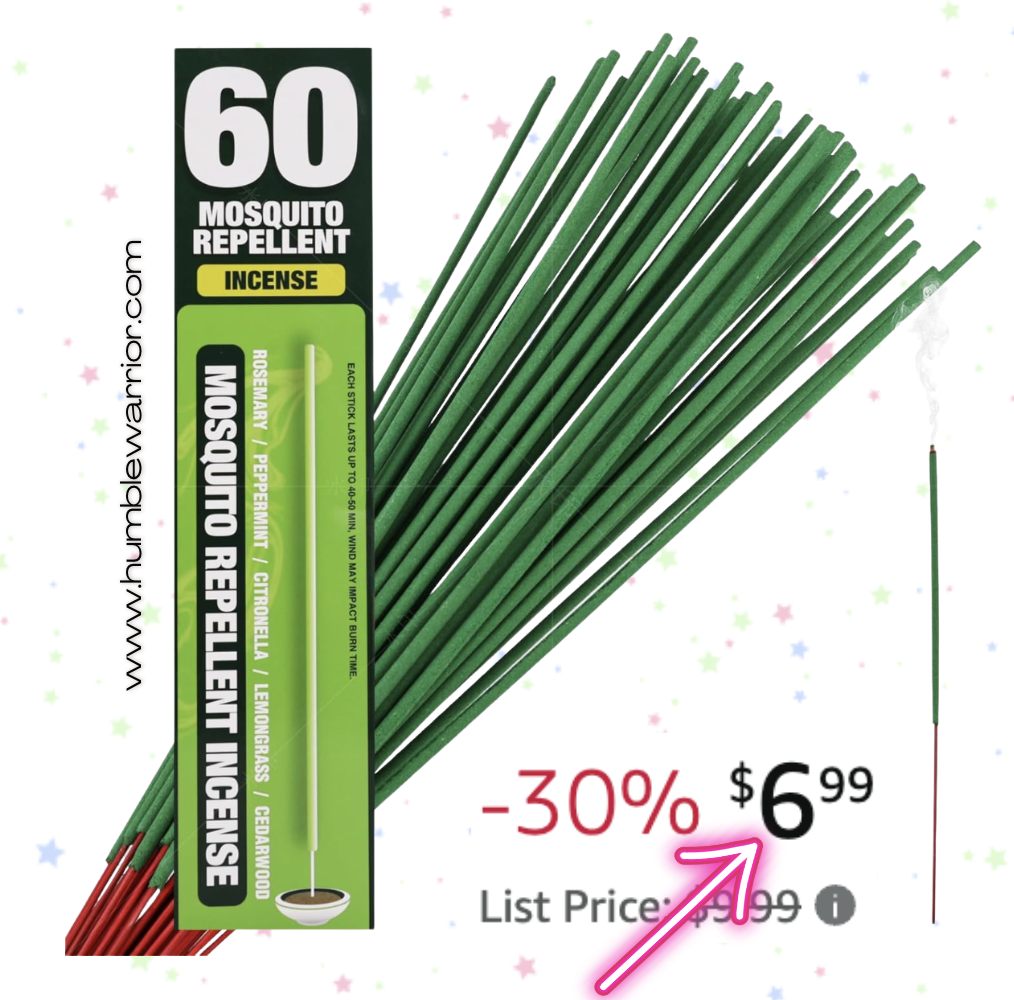 60-pack of Mosquito Repellent Incense Sticks!